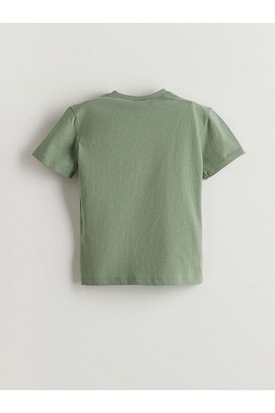 LC Waikiki Νέα σεζόν Crew Neck Printed Boy's Tisort - S5KF69Z1