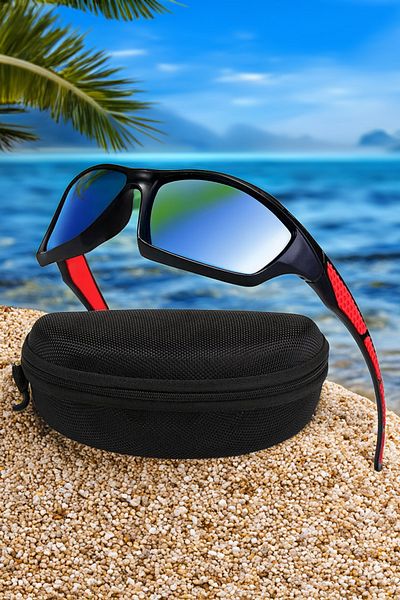 JUDAS Polarized G25 - Driving and Sports Sunglasses, Mirrored Glass