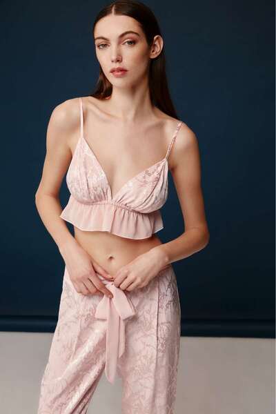 Bonnie Clyde - Σετ γυναικείας σκόνης Viscose Jacquard 3 τεμαχίων 30013