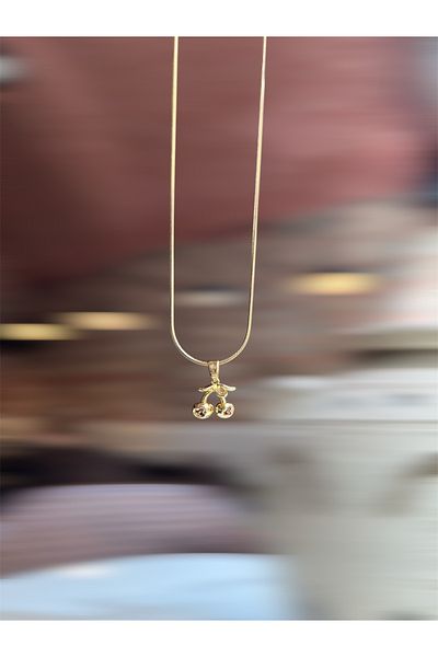 Miltonia Cherry Coated Tarnish Free Quality Steel Necklace