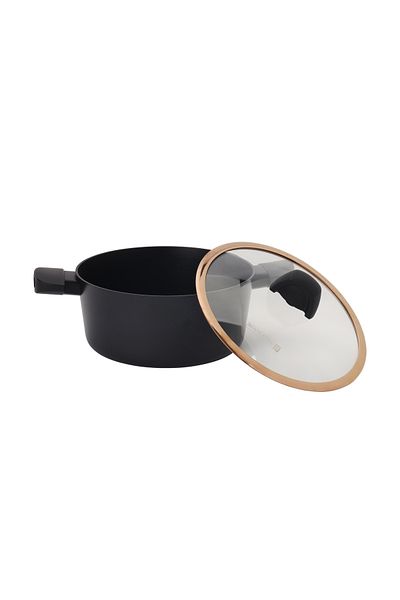 ROYALFORD 24CM Diamond Forged Alu.Casserole/Lid