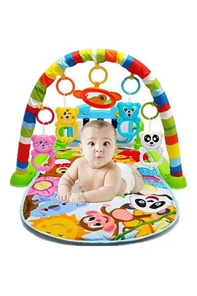 KidLe Baby fitness frame baby pedal toy 0-18 months newborn music piano