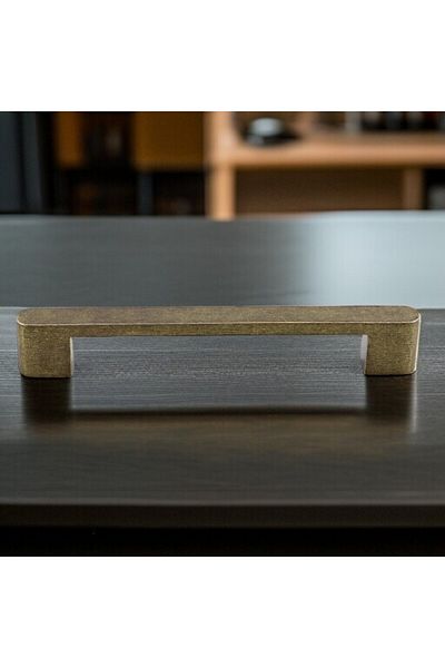 Badem10 Uhud 128 mm mobilier din metal galben antic sertar de bucătărie dulap dulap capac mâner mâner