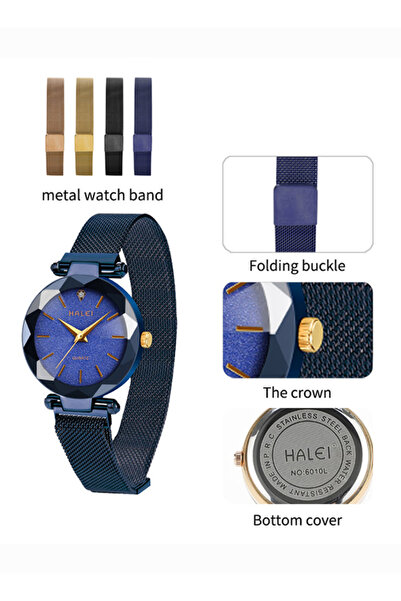 ETG HALEI Harley 6010 Quartz Light Luxury Ladies Watch