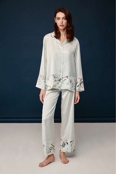 Bonnie Clyde - Women's Printed Satin Pajama Set 30025