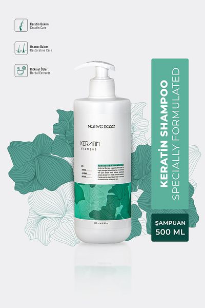 Native Base 500 ml Keratin Shampoo