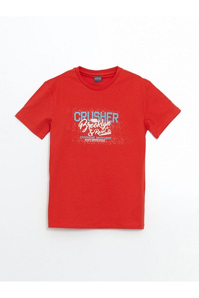 LC Waikiki New Season Crew Neck Boy's T-Shirt - S5K861Z4