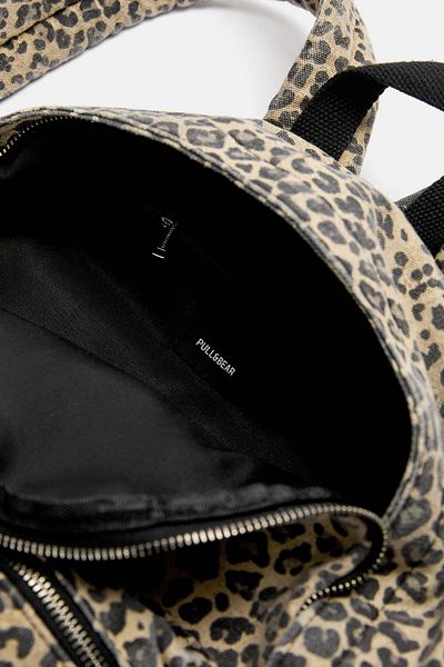 Pull & Bear Animal print backpack