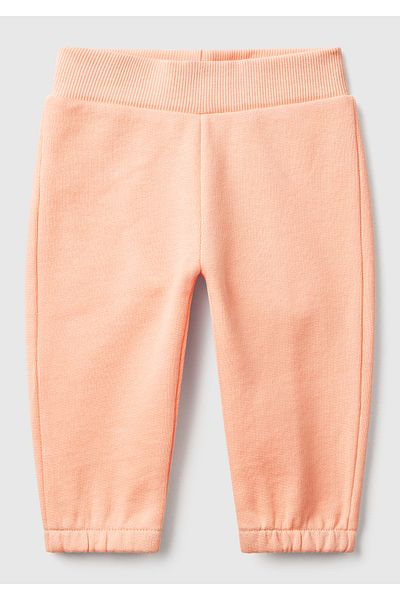 United Colors of Benetton Baby Baby Sweatpants with Rabbit Detail on the Back and Elastic Waist