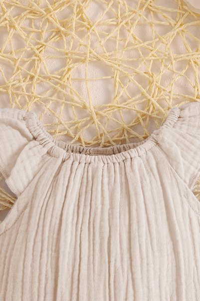 gumbuloy X Silk Atlas Muslin Bandana Cute Bodysuit