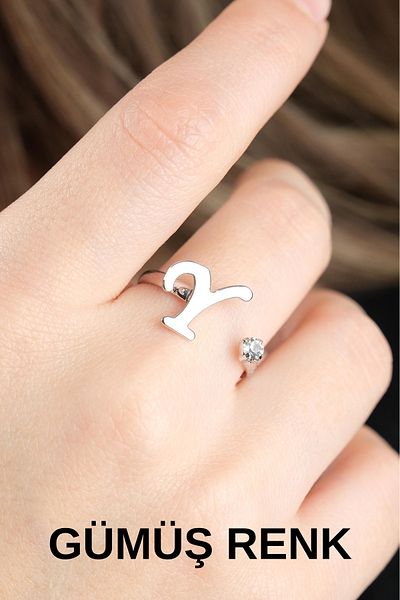 Jack Ferrero Silver Anti-Arroof Letter Ring