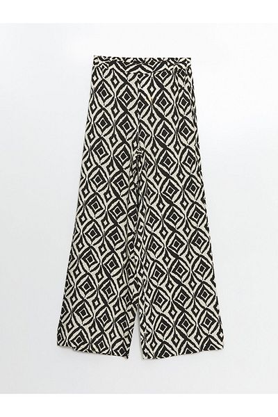 LC Waikiki Pantaloni de damă cu model cu talie elastică