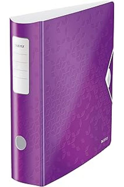 Hepta Collection Leitz 11060062   180 °   Active Wow A4 Wide Folder, Metallic Purple