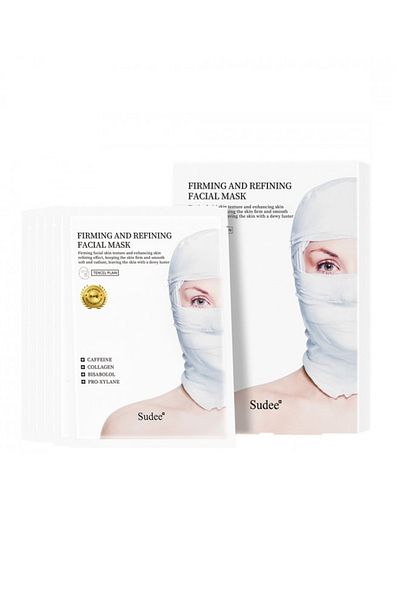 Sudee Firming and Refining Facial Mask (30 ml * 5 Pcs) Fabric Mask for Renewal and Rejuvenation