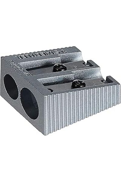 Take and Happy Staedtler Pencil Sharpener, Double Compartment, 1 Each
