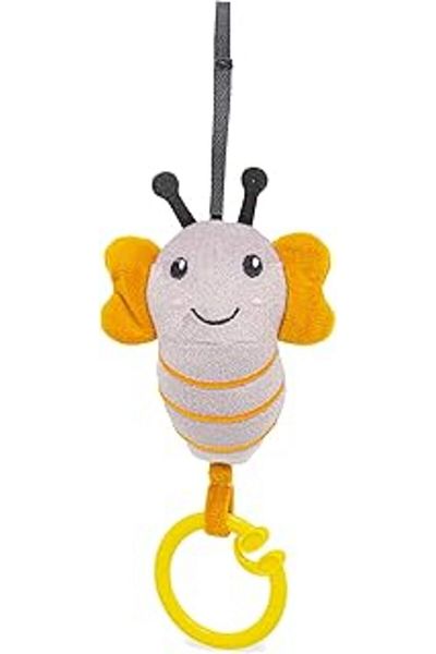 Mu Art Ahşap Babyjem Vibrating Bee Baby Toy
