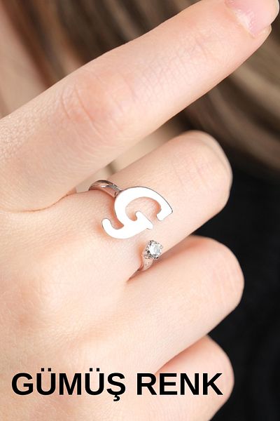 Jack Ferrero Silver Anti-Arroof Letter Ring