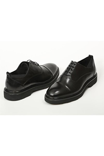 Babil Walk 01 Business Line Erkek Ayakkabı Black Leather