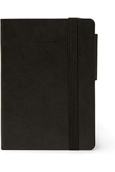 Hepta Collection دفتر ملاحظات أسود من MYNOT00 - 9.5 × 13.5 سم