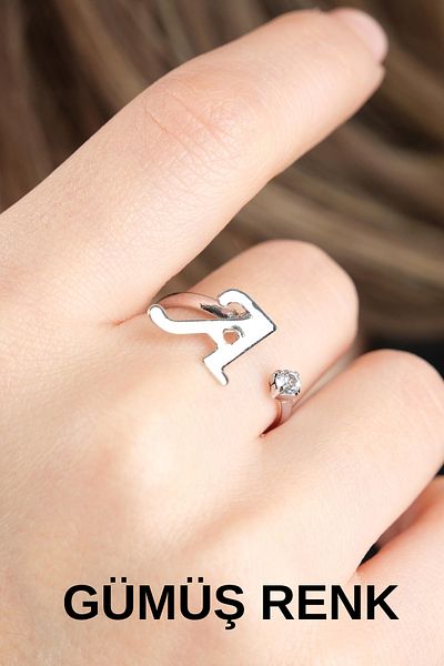 Jack Ferrero Silver Anti-Arroof Letter Ring