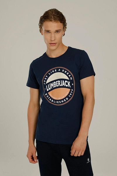 lumberjack Μπλουζάκι με λογότυπο Island Ct1139 2fx