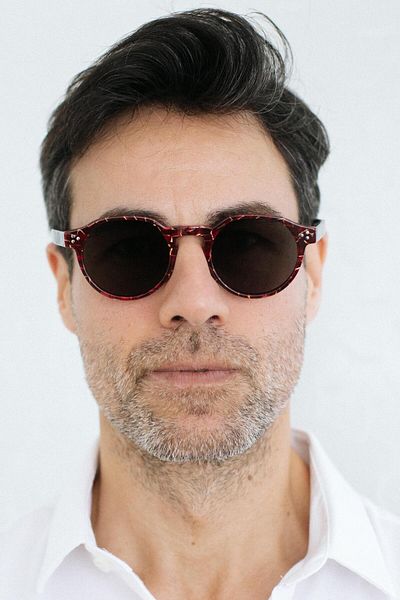 Bilge Karga Marja Red Black Men's Sunglasses