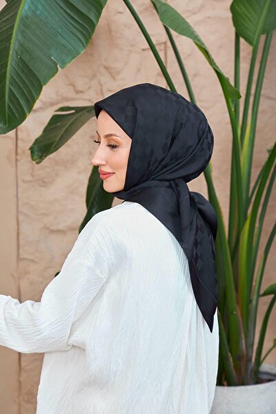 İpekhan Κασκόλ Ζακάρ Checkers, Μαύρο 9900-11