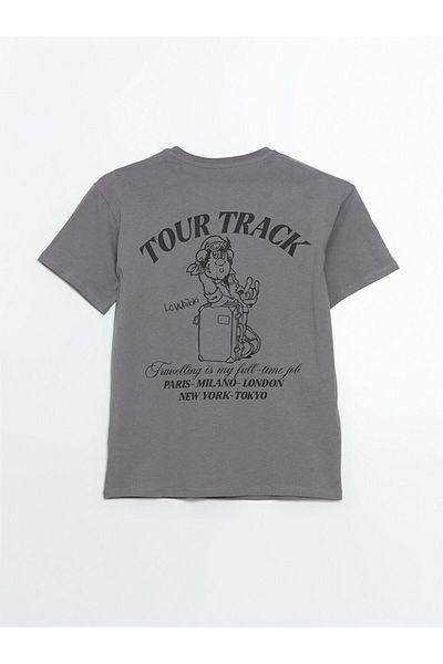 LC Waikiki Tricou pentru femei cu imprimeu nostalgic Monkey New Season - S5M661Z8