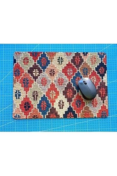 Mu Art Ahşap Подложка за мишка Rakkun Shop с принт на килим, 28x40 см