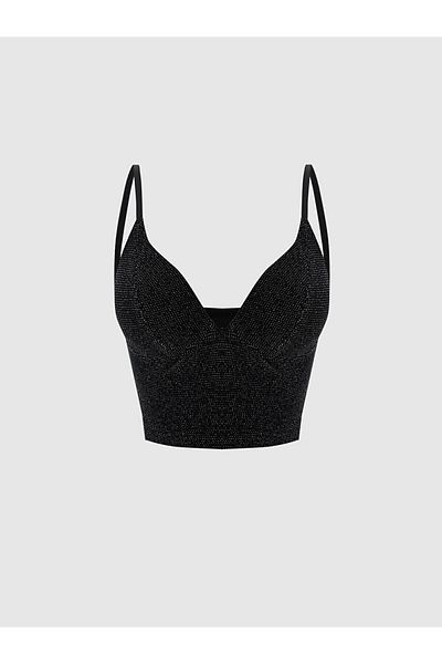 LC Waikiki LCW DREAM Μικτό Μπραλέτ χωρίς καλάμι χωρίς γέμιση με γυαλιστερή εμφάνιση