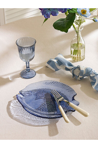 LC Waikiki ESVAB • Modern & Seçkin Balık Figürlü Cam Tabak 25 cm