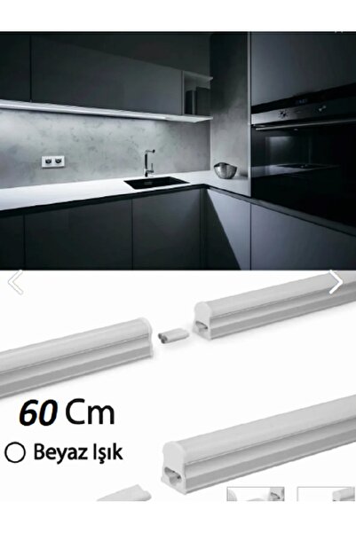 Cata Marka Mutfak Tezgah Aydınlatması-raf Aydınlatması 60cm Led Anahtarlı Set- Beyaz Econa