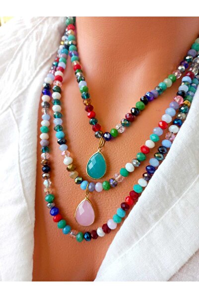 ZeynDesign Kristal Taşlı Kolye