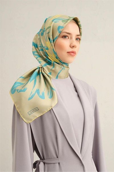 Armine Armi̇ne Twill Silk Scarf 2025 Summer Season 9322D02-12