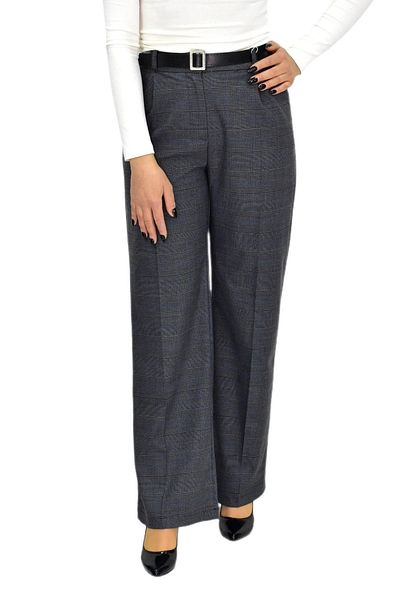 Yare Women's Plaid Pleated Loose Fabric Pants Bgl-St04233