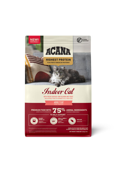 Acana Indoor Yüksek Proteinli Tavuklu ve Balıklı Yetişkin Kedi Maması 1.8 Kg
