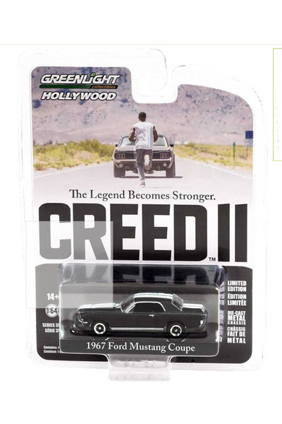 Greenlight 1:64 Creed II - 1967 Ford Masteng Coupe Koleksiyon Model Araba