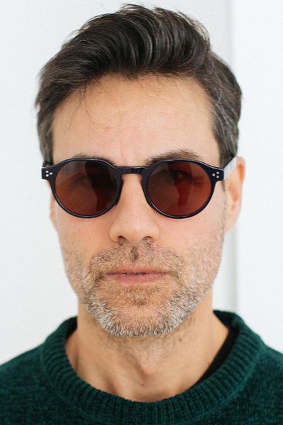 Bilge Karga Marja Navy Brown Men's Sunglasses