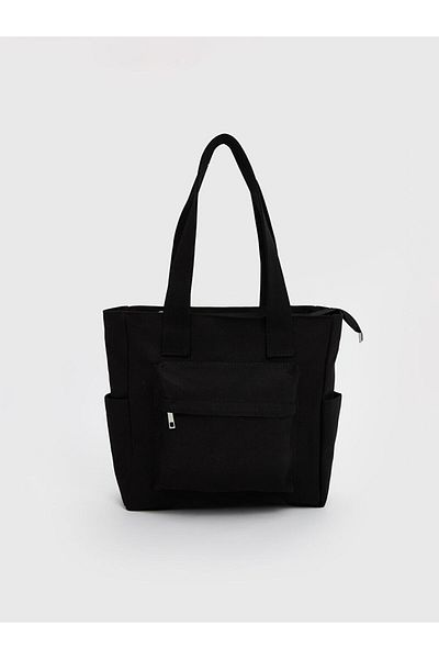 LC Waikiki Lcw Eco Black Multi-Compartment Women's Shoulder Bag