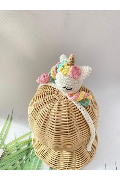 Kadın Girişimciler Atölyesi Unicorn Amigurumi Coroană lucrată manual 100% bumbac