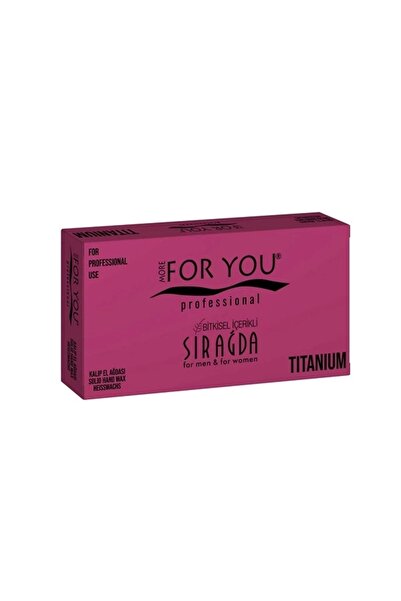 More For You Bitkisel Kalıp Sir Ağda Titantum ( Pembe) 500 ml