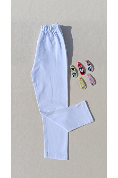 siyalife Κοριτσίστικο Λευκό Χρώμα Basic Καλσόν