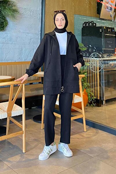 lamelif.com Costum de scuba cu fermoar Bonita negru
