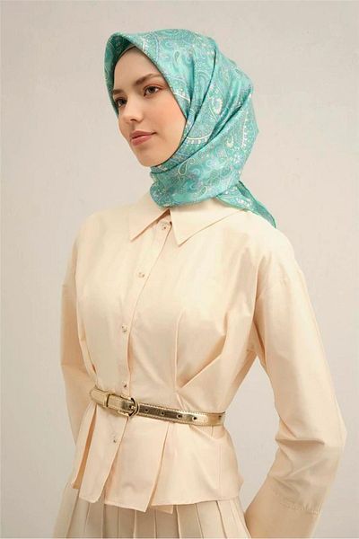 Armine Armi̇ne Twill Silk Scarf 2025 Summer Season 9304D02-20