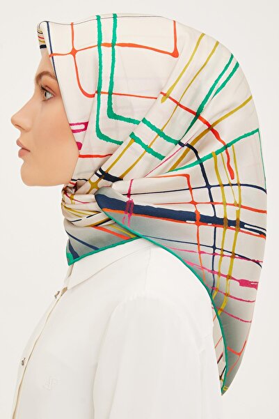 Armine Шовковий шарф 2023/24 Весна-Літо 8948 03 - Твіл (Тівіл) Шовк