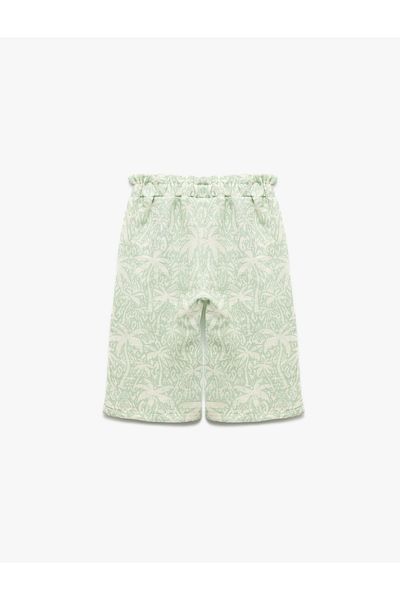 Koton Pantaloni largi din bumbac cu talie elastică