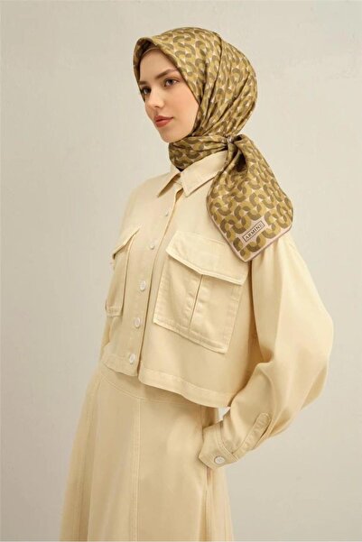 Armine Armi̇ne Twill Silk Scarf 2025 Summer Season