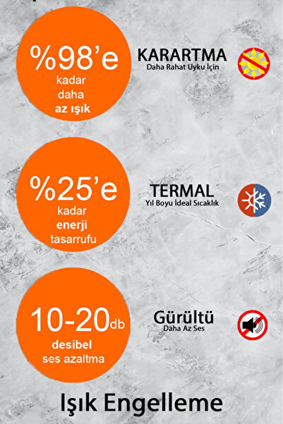 NS Ehli Tacir Κουρτίνα αντηλιακής σκίασης Camel Blackout Light Proof Thermal Blackout (EN X BOY)