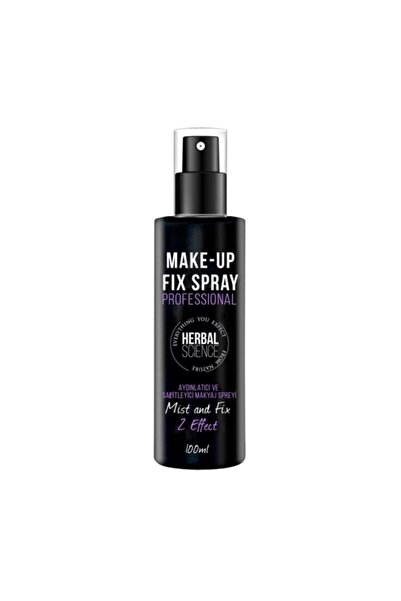 HERBAL SCIENCE Spray profesional pentru fixarea machiajului cu 2 efecte Fixar...