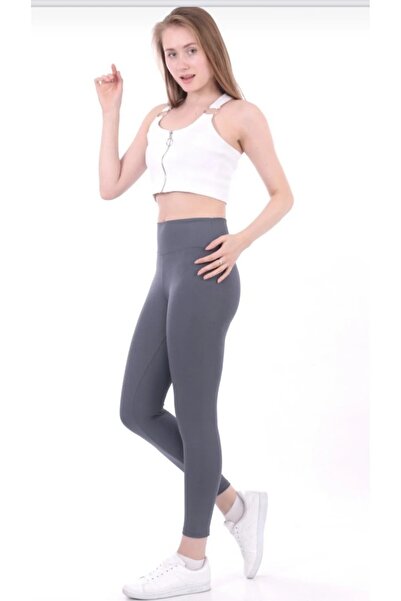 DynamicLeggings PLETENE MEKANE LEGGINGS OD SVILE Visok struk R Čupkani materijal